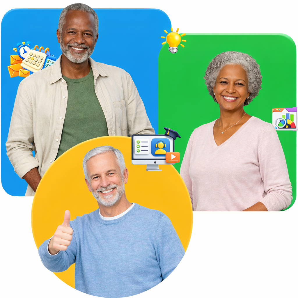 Friends want to make smarter business decisions by e-learning with some of Volares Digital Academy training.