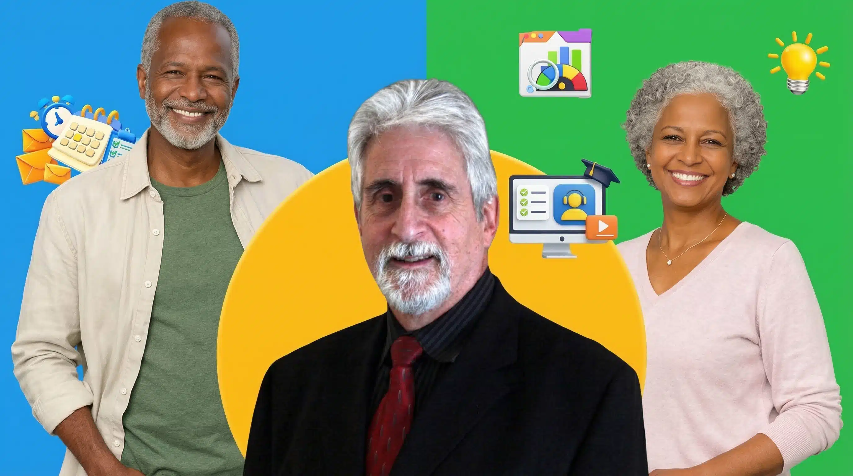 Friends want to make smarter business decisions by e-learning with some of Volares Digital Academy training.